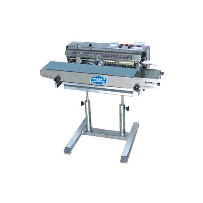 PS-BS1000HSP Horizontal Band Sealer on a stand