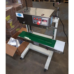 PS-BS1500VSP Vertical Band Sealer on a stand